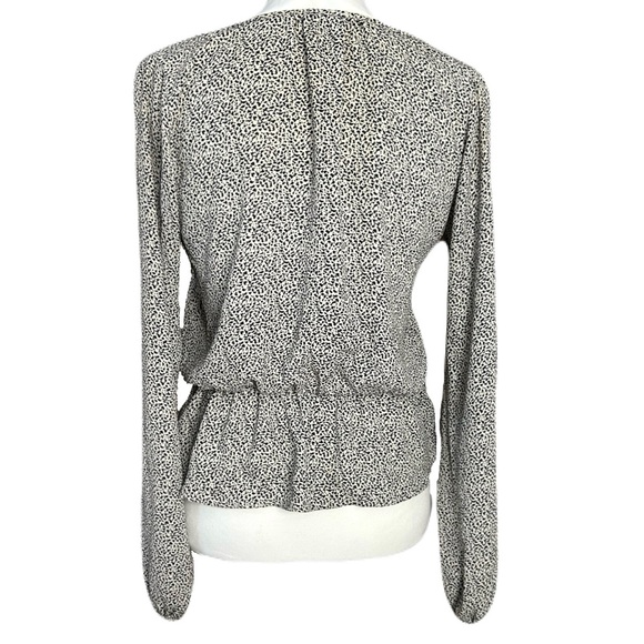 Sienna Sky Peplum Long Sleeve Blouse, Size Small - Picture 2 of 7